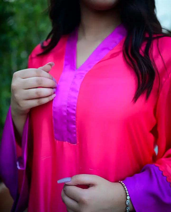 Pink Ombre Kaftan