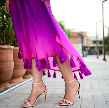 Pink Ombre Kaftan