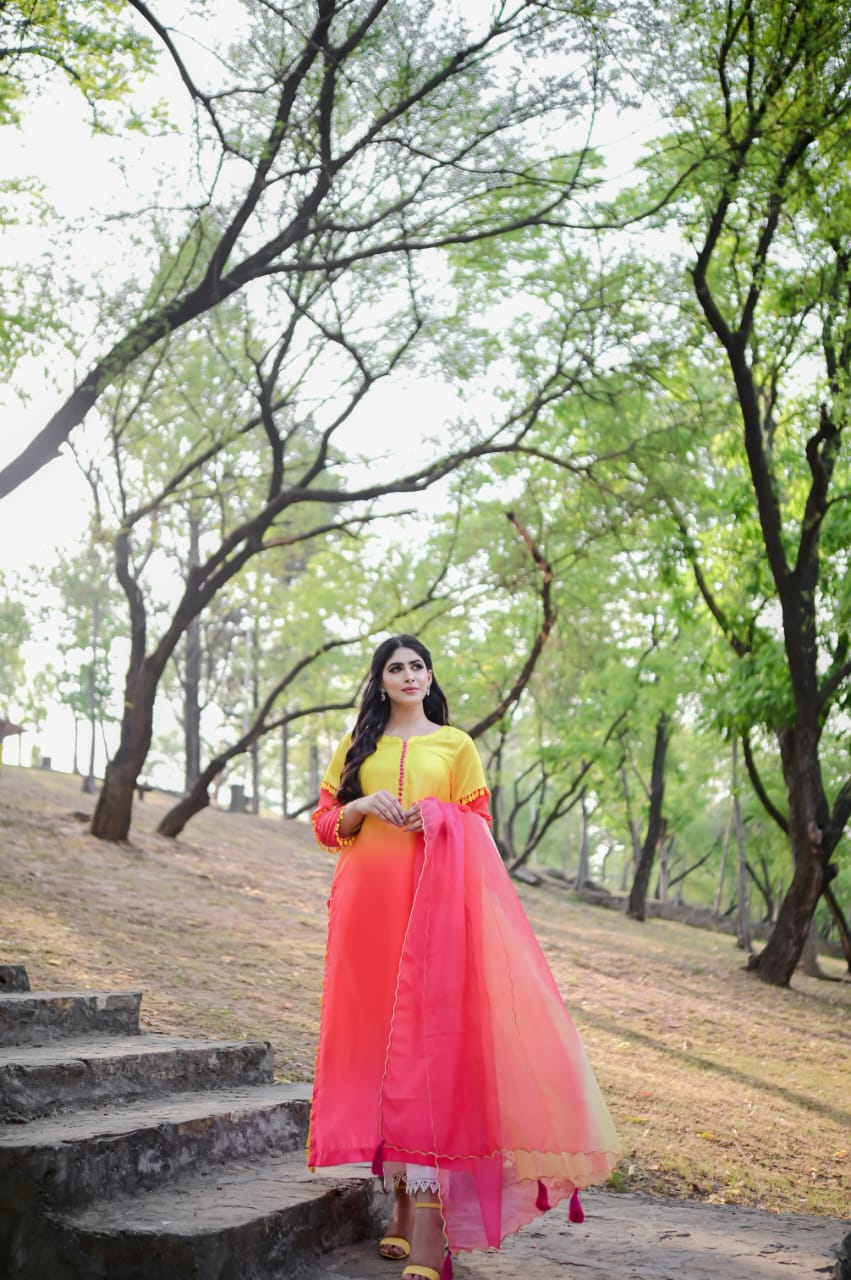 Yellow Ombre 3pc
